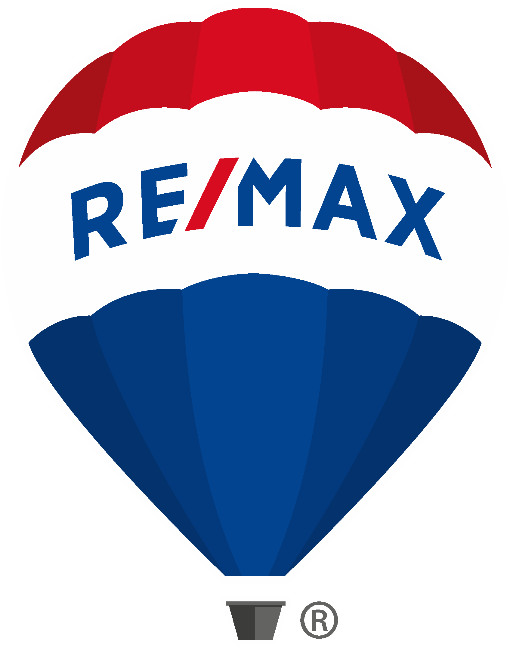 A balloon with the word re / max on it.